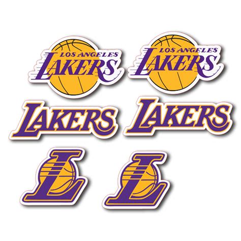 los angeles lakers stickers